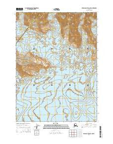 Bering Glacier B-6 NW Alaska Current topographic map, 1:25000 scale, 7.5 X 7.5 Minute, Year 2014