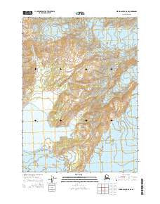 Bering Glacier B-8 NE Alaska Current topographic map, 1:25000 scale, 7.5 X 7.5 Minute, Year 2014