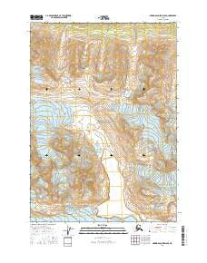 Bering Glacier D-6 SE Alaska Current topographic map, 1:25000 scale, 7.5 X 7.5 Minute, Year 2016