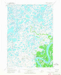 Bethel D-8 Alaska Historical topographic map, 1:63360 scale, 15 X 15 Minute, Year 1954