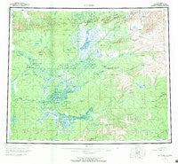 Bettles Alaska Historical topographic map, 1:250000 scale, 1 X 3 Degree, Year 1956