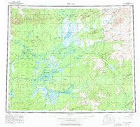 Bettles Alaska Historical topographic map, 1:250000 scale, 1 X 3 Degree, Year 1956