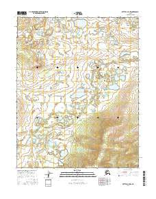 Bettles A-5 NW Alaska Current topographic map, 1:25000 scale, 7.5 X 7.5 Minute, Year 2016