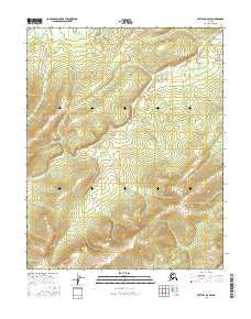Bettles A-5 SW Alaska Current topographic map, 1:25000 scale, 7.5 X 7.5 Minute, Year 2016