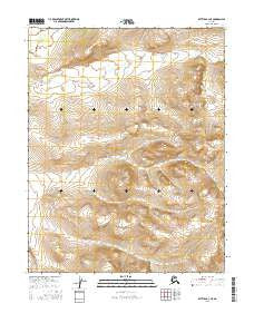 Bettles B-3 NE Alaska Current topographic map, 1:25000 scale, 7.5 X 7.5 Minute, Year 2016