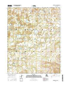 Bettles B-4 NE Alaska Current topographic map, 1:25000 scale, 7.5 X 7.5 Minute, Year 2016