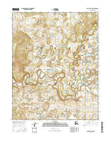 Bettles B-5 SW Alaska Current topographic map, 1:25000 scale, 7.5 X 7.5 Minute, Year 2016