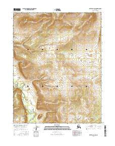 Bettles C-5 NE Alaska Current topographic map, 1:25000 scale, 7.5 X 7.5 Minute, Year 2016