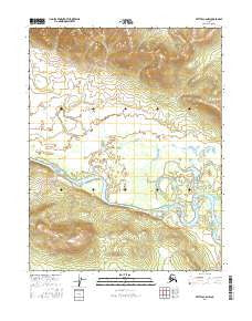 Bettles C-6 NW Alaska Current topographic map, 1:25000 scale, 7.5 X 7.5 Minute, Year 2016