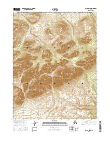 Bettles D-3 NE Alaska Current topographic map, 1:25000 scale, 7.5 X 7.5 Minute, Year 2016