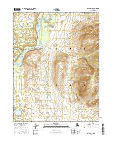 Bettles D-3 NW Alaska Current topographic map, 1:25000 scale, 7.5 X 7.5 Minute, Year 2016