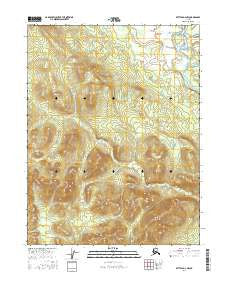 Bettles D-4 NW Alaska Current topographic map, 1:25000 scale, 7.5 X 7.5 Minute, Year 2016
