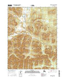 Bettles D-5 NE Alaska Current topographic map, 1:25000 scale, 7.5 X 7.5 Minute, Year 2016