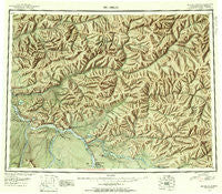 Big Delta Alaska Historical topographic map, 1:250000 scale, 1 X 3 Degree, Year 1950