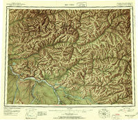 Big Delta Alaska Historical topographic map, 1:250000 scale, 1 X 3 Degree, Year 1951