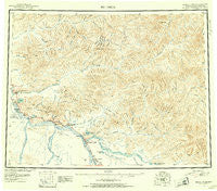 Big Delta Alaska Historical topographic map, 1:250000 scale, 1 X 3 Degree, Year 1951