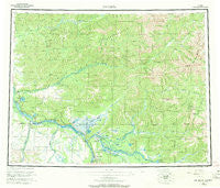 Big Delta Alaska Historical topographic map, 1:250000 scale, 1 X 3 Degree, Year 1958