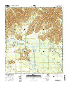 Big Delta A-4 NE Alaska Current topographic map, 1:25000 scale, 7.5 X 7.5 Minute, Year 2016