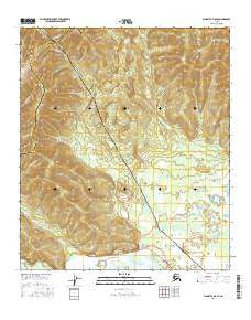 Big Delta B-5 SE Alaska Current topographic map, 1:25000 scale, 7.5 X 7.5 Minute, Year 2016