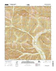 Big Delta D-3 SW Alaska Current topographic map, 1:25000 scale, 7.5 X 7.5 Minute, Year 2016