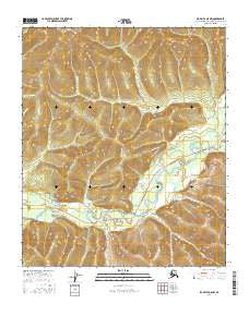 Big Delta D-5 NW Alaska Current topographic map, 1:25000 scale, 7.5 X 7.5 Minute, Year 2016