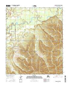 Big Delta D-6 SW Alaska Current topographic map, 1:25000 scale, 7.5 X 7.5 Minute, Year 2016