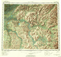 Black River Alaska Historical topographic map, 1:250000 scale, 1 X 3 Degree, Year 1956