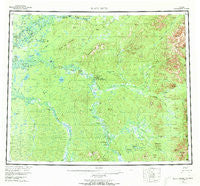 Black River Alaska Historical topographic map, 1:250000 scale, 1 X 3 Degree, Year 1956