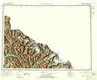 Bradfield Canal Alaska Historical topographic map, 1:250000 scale, 1 X 2 Degree, Year 1951
