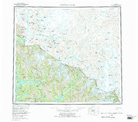 Bradfield Canal Alaska Historical topographic map, 1:250000 scale, 1 X 2 Degree, Year 1955