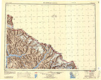 Bradfield Canal Alaska Historical topographic map, 1:250000 scale, 1 X 2 Degree, Year 1954