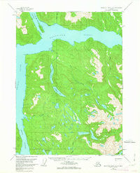 Bradfield canal A-6 Alaska Historical topographic map, 1:63360 scale, 15 X 15 Minute, Year 1955