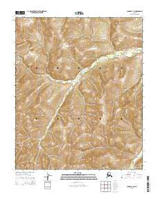 Candle B-1 SE Alaska Current topographic map, 1:25000 scale, 7.5 X 7.5 Minute, Year 2015