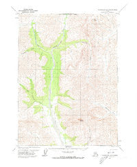 Chandalar D-6 Alaska Historical topographic map, 1:63360 scale, 15 X 15 Minute, Year 1971