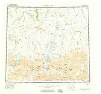Chandler Lake Alaska Historical topographic map, 1:250000 scale, 1 X 3 Degree, Year 1956