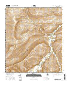 Chandler Lake D-5 NE Alaska Current topographic map, 1:25000 scale, 7.5 X 7.5 Minute, Year 2016