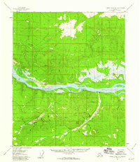 Charley River B-5 Alaska Historical topographic map, 1:63360 scale, 15 X 15 Minute, Year 1956