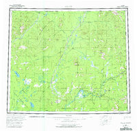 Coleen Alaska Historical topographic map, 1:250000 scale, 1 X 3 Degree, Year 1956