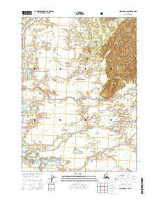 Cordova A-1 NE Alaska Current topographic map, 1:25000 scale, 7.5 X 7.5 Minute, Year 2015