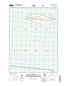 Cordova A-3 NE Alaska Current topographic map, 1:25000 scale, 7.5 X 7.5 Minute, Year 2014