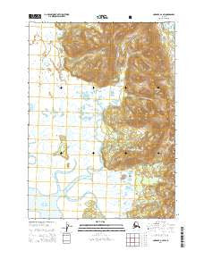 Cordova B-2 SW Alaska Current topographic map, 1:25000 scale, 7.5 X 7.5 Minute, Year 2014