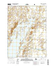 Cordova B-3 NE Alaska Current topographic map, 1:25000 scale, 7.5 X 7.5 Minute, Year 2014