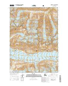 Cordova D-1 SE Alaska Current topographic map, 1:25000 scale, 7.5 X 7.5 Minute, Year 2014