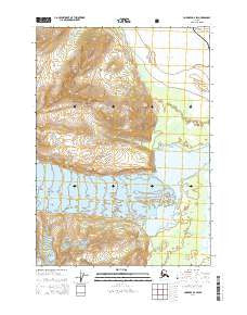 Cordova D-2 SW Alaska Current topographic map, 1:25000 scale, 7.5 X 7.5 Minute, Year 2014