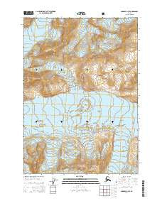 Cordova D-3 SE Alaska Current topographic map, 1:25000 scale, 7.5 X 7.5 Minute, Year 2014