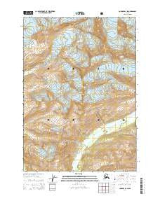 Cordova D-4 SW Alaska Current topographic map, 1:25000 scale, 7.5 X 7.5 Minute, Year 2014