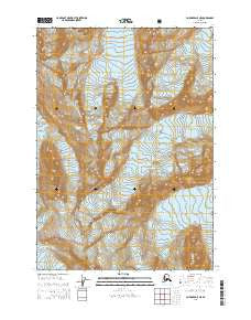 Cordova D-5 NE Alaska Current topographic map, 1:25000 scale, 7.5 X 7.5 Minute, Year 2014