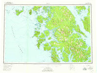Craig Alaska Historical topographic map, 1:250000 scale, 1 X 2 Degree, Year 1957