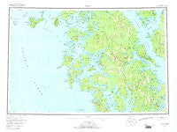 Craig Alaska Historical topographic map, 1:250000 scale, 1 X 2 Degree, Year 1957