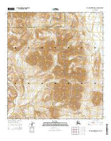 De Long Mountains A-2 NE Alaska Current topographic map, 1:25000 scale, 7.5 X 7.5 Minute, Year 2015